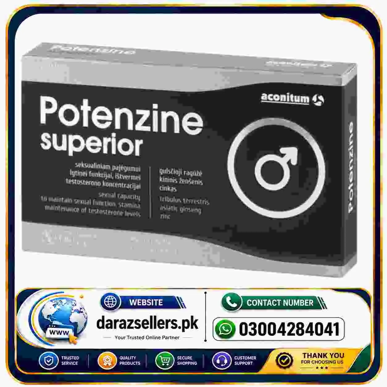 Best Potenzine Superior Tablet In Pakistan