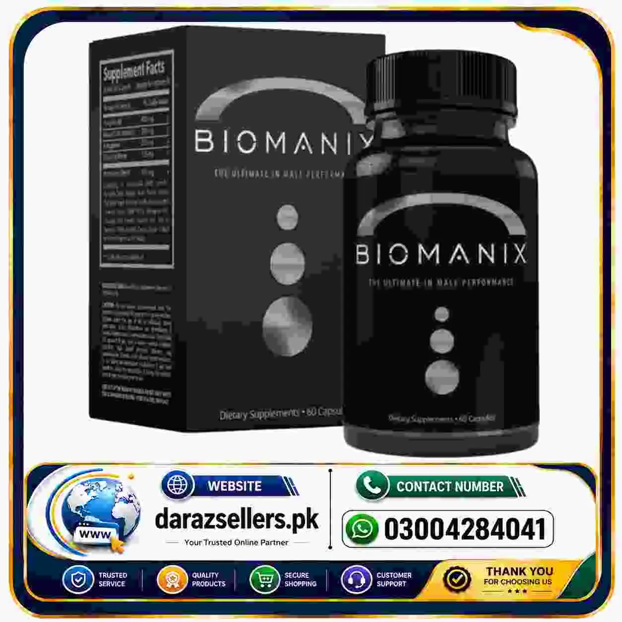 Biomanix Capsules for Men in Pakistan
