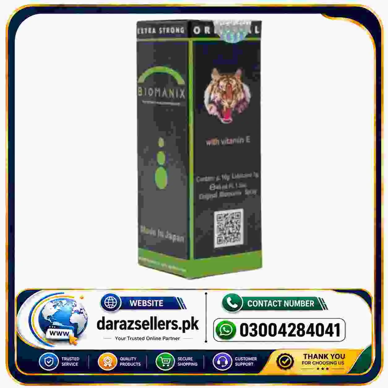 Biomanix With Vitamin E Delay Spray in Pakistan
