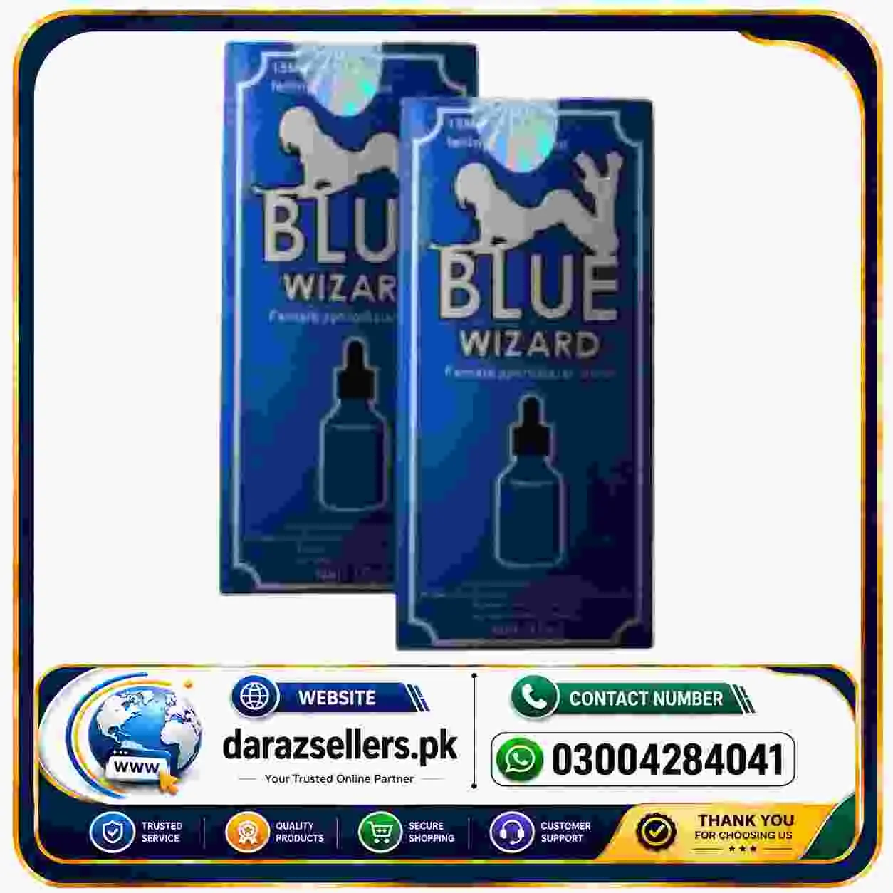 Blue Wizard Female Aphrodisiac 15ml Drops in Pakistan