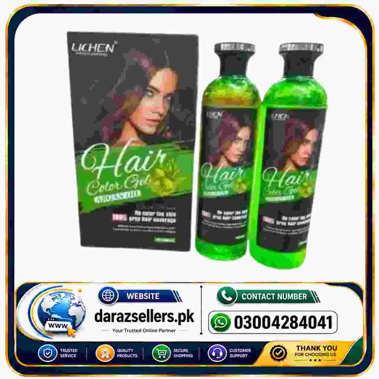 Buy Lichen Professional Hair Color Gel in Pakistan