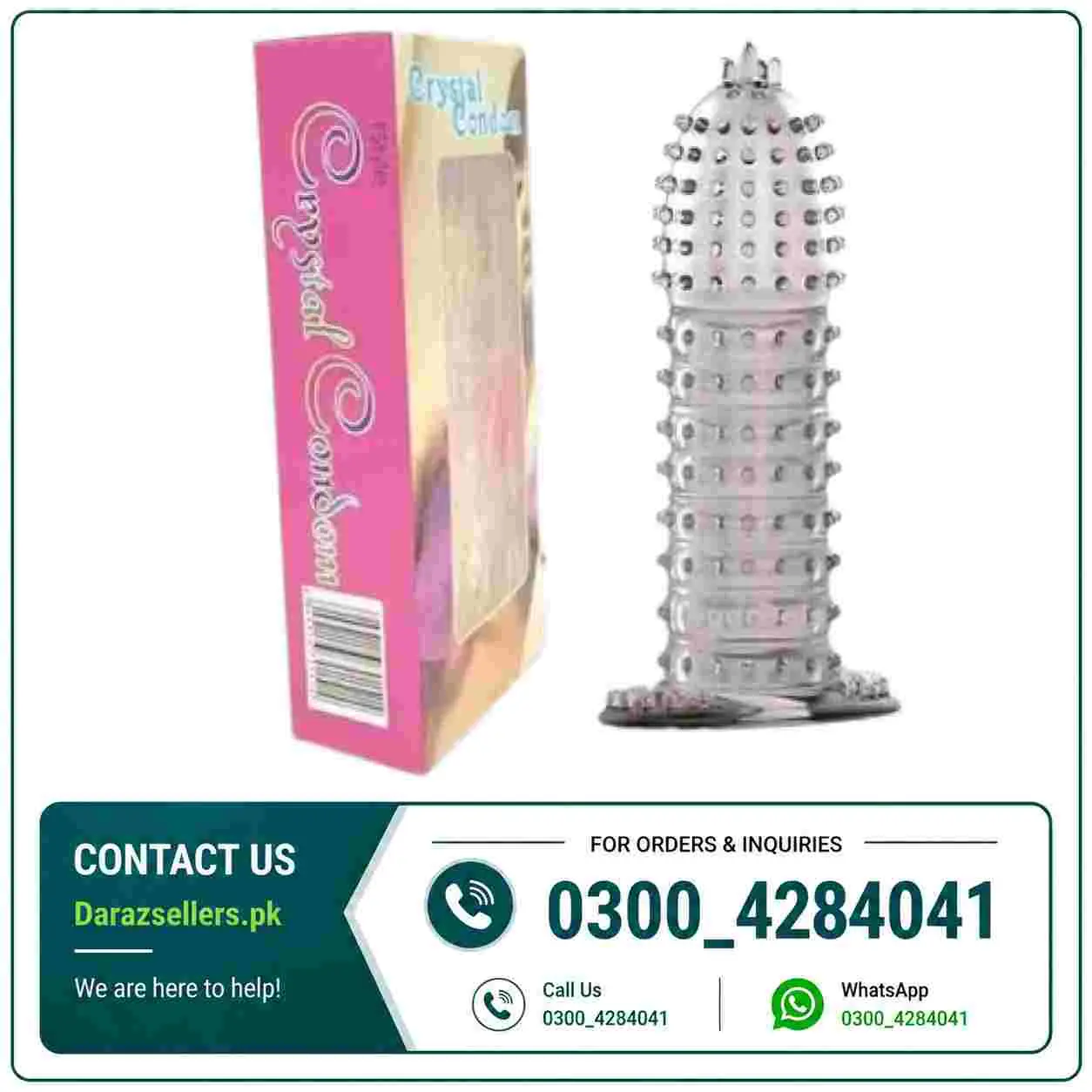 Crystal Silicone Condoms Price in Pakistan