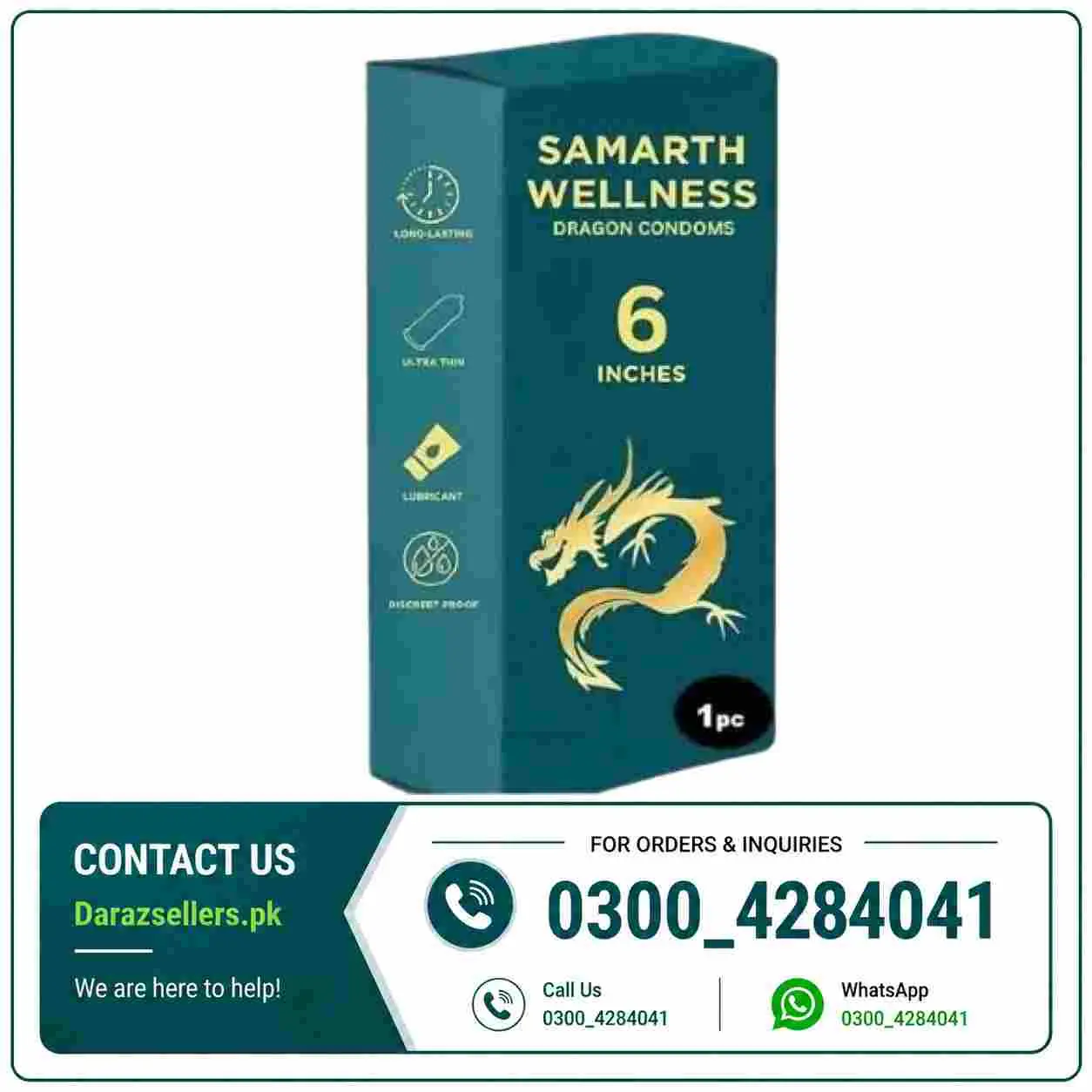 Dragon 6-Inch Condoms Price in Pakistan