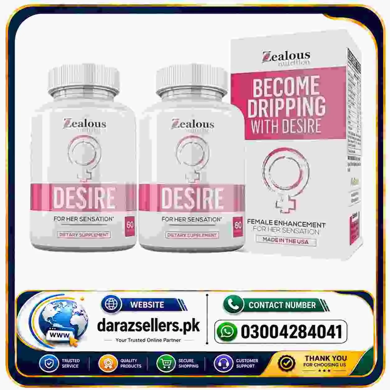 Dripping With Desire Supplement Price in Pakistan