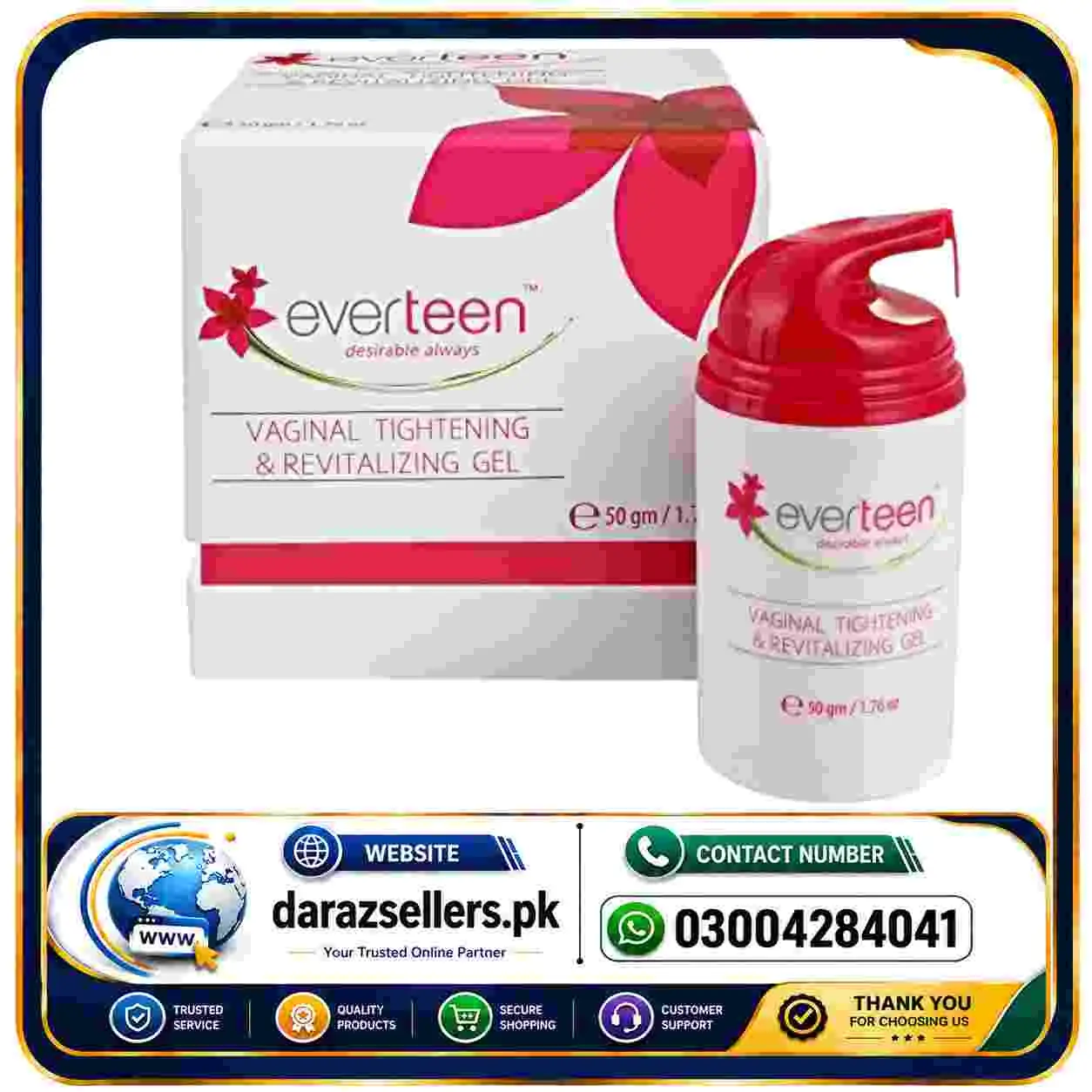Everteen Vaginal Tightening & Revitalizing Gel in Pakistan