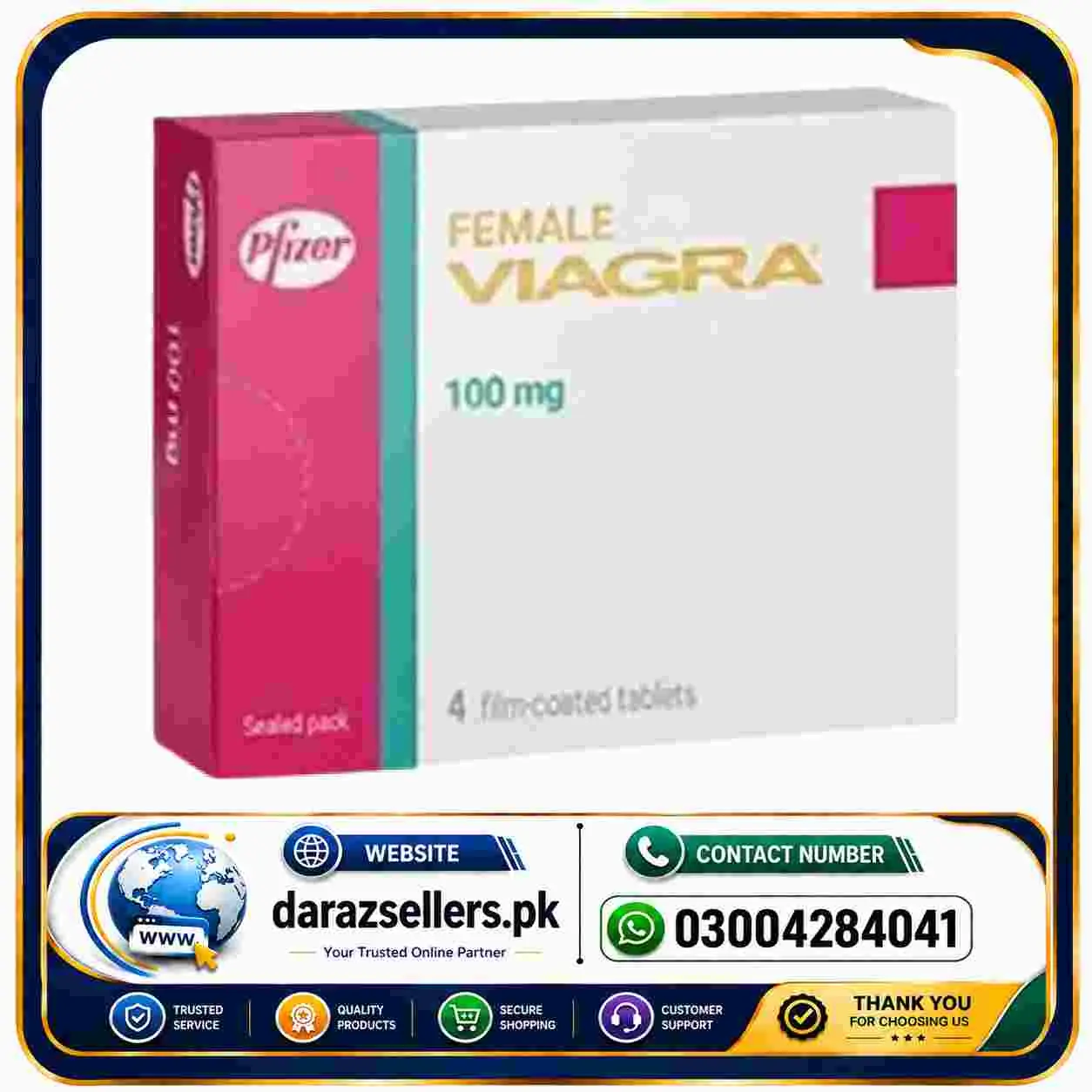 Female Viagra 100 mg Tablets in Pakistan