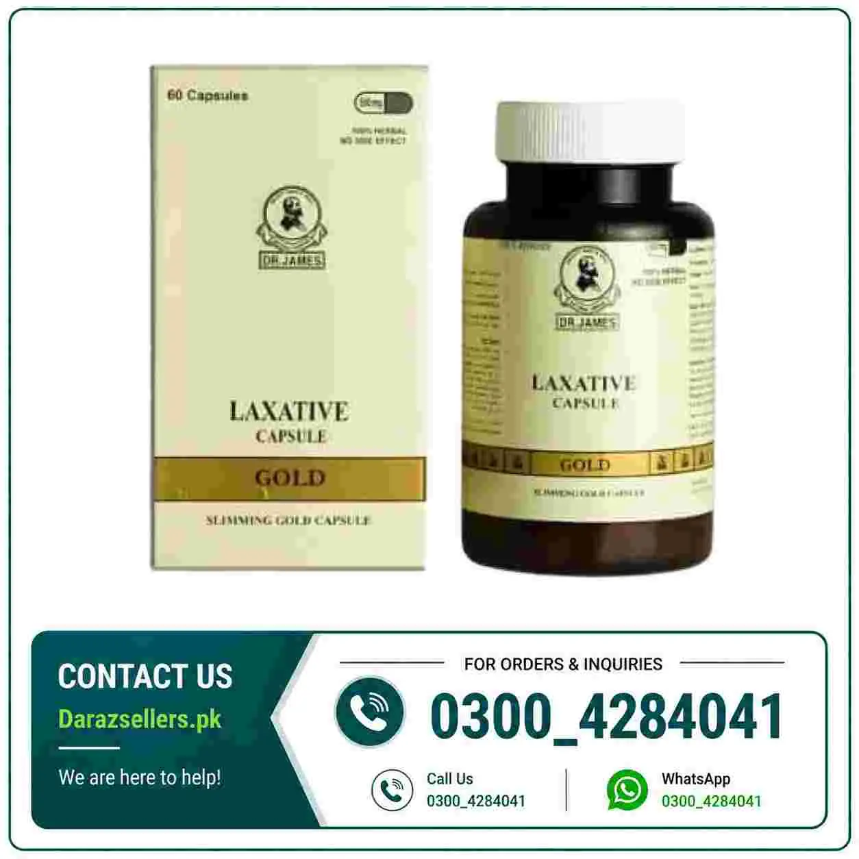 Laxative Gold Capsule Price in Pakistan