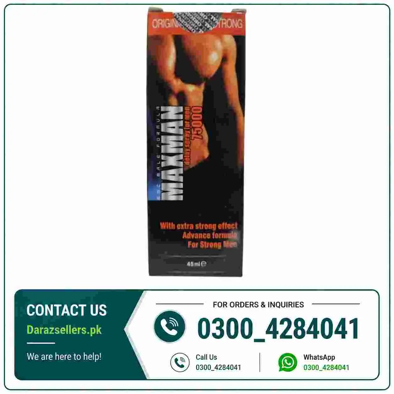 Maxman Delay Spray in Pakistan