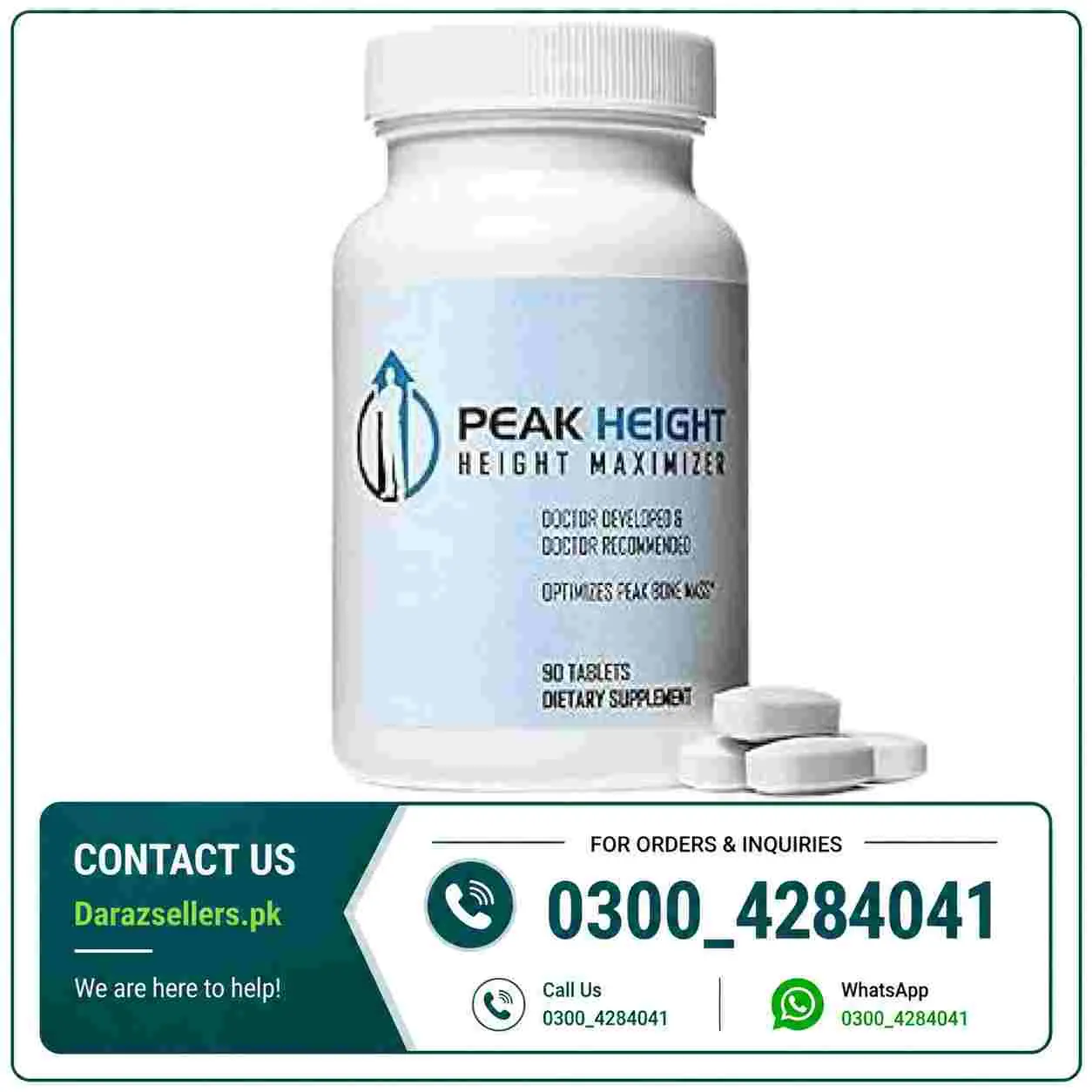 Peak Height Maximizer Tablets Price in Pakistan