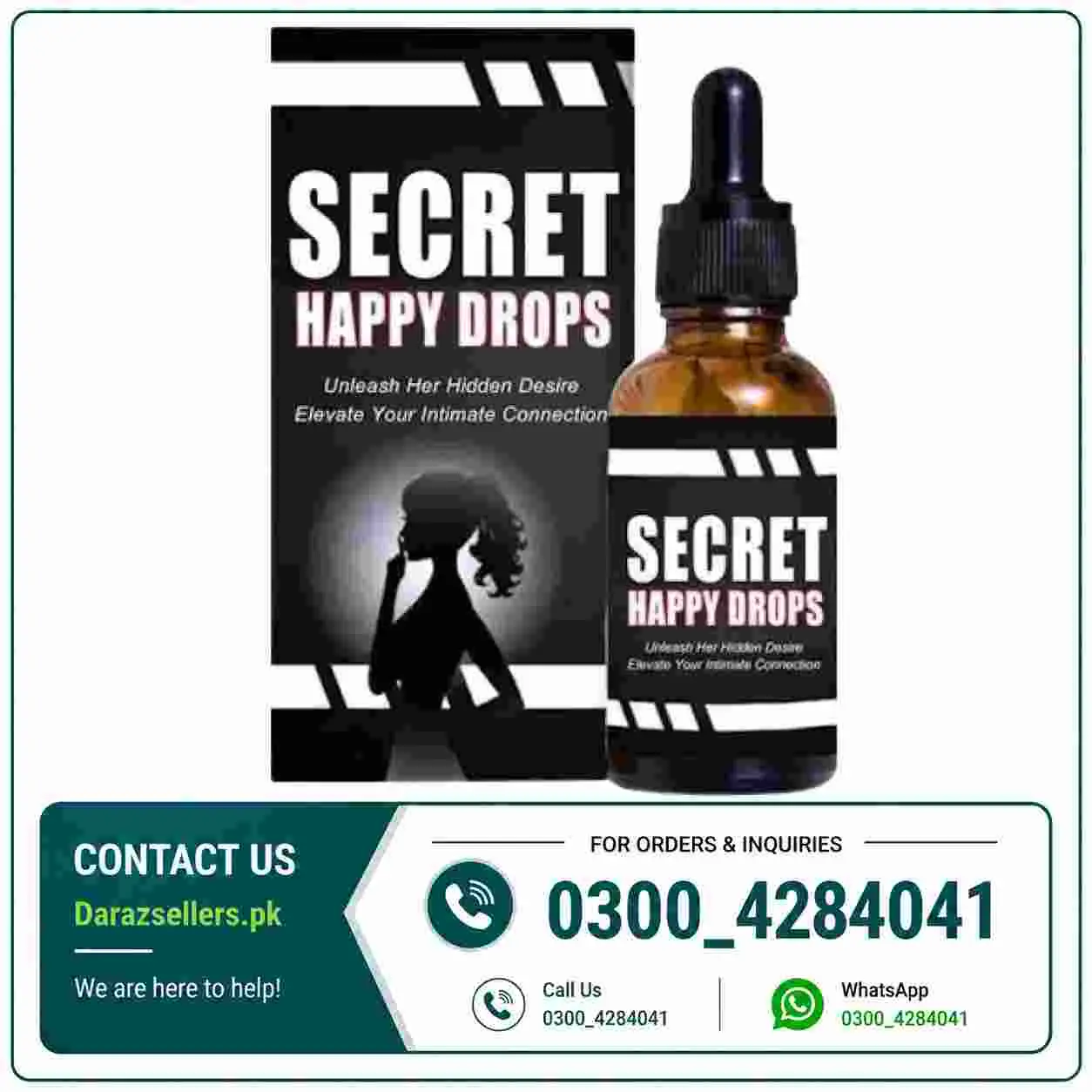 Secret Happy Drops 30ml Price in Pakistan