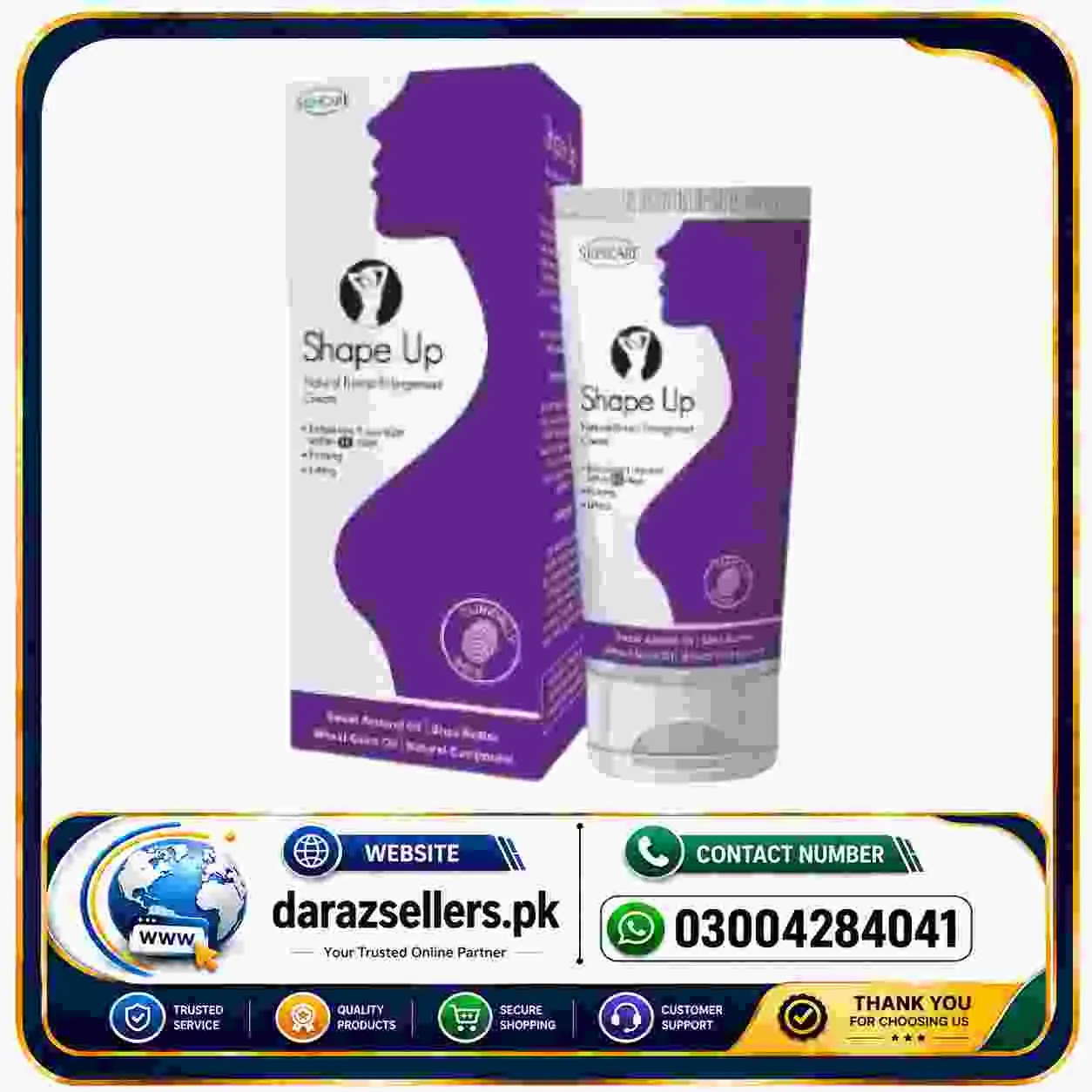 Shape Up Natural Breast Cream in Pakistan