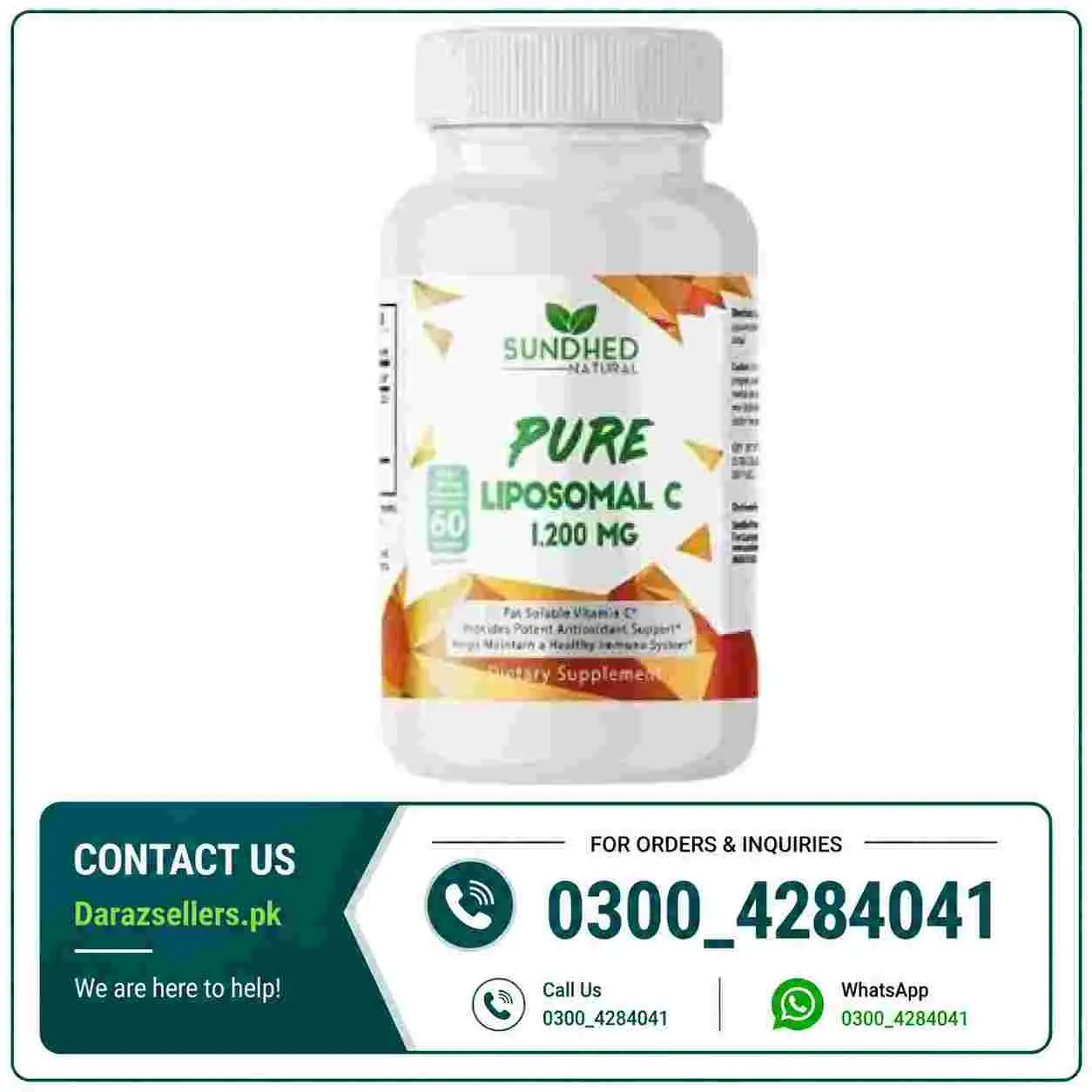 Sundhed Pure Liposomal Vitamin C Price in Pakistan