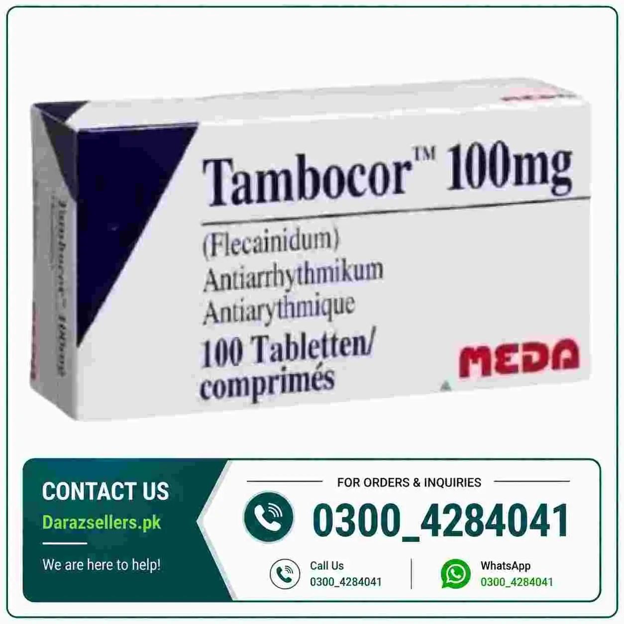 Tambocor 100mg Tablets In Pakistan