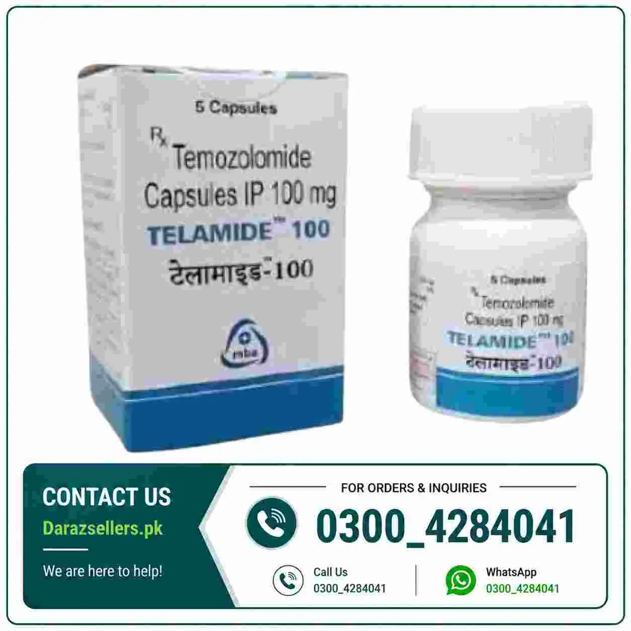 Temozolomide 100mg Price in Pakistan