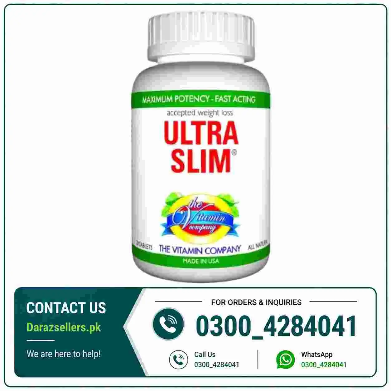 Ultra Slim Plus Price in Pakistan