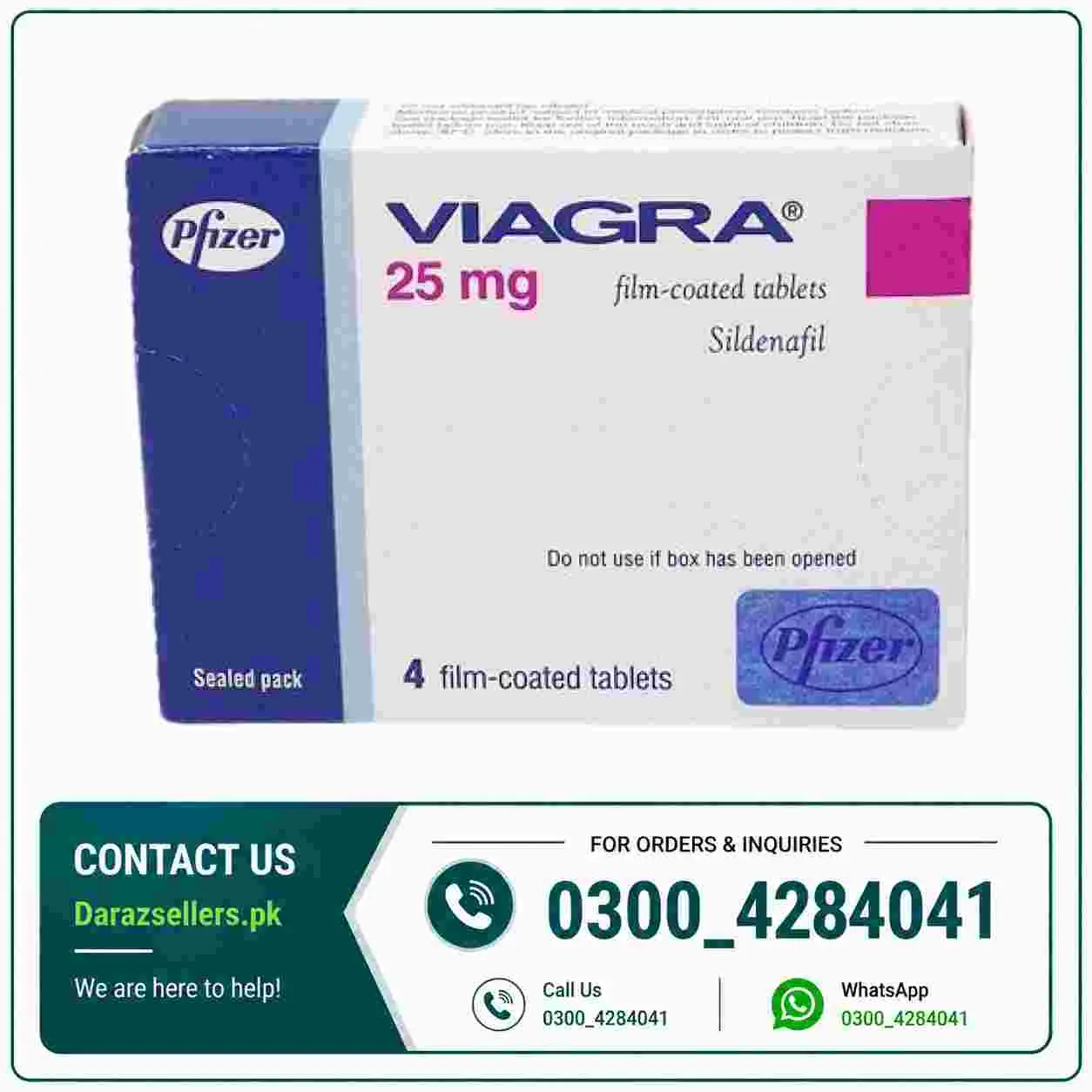 Viagra 25mg Tablet Price in Pakistan