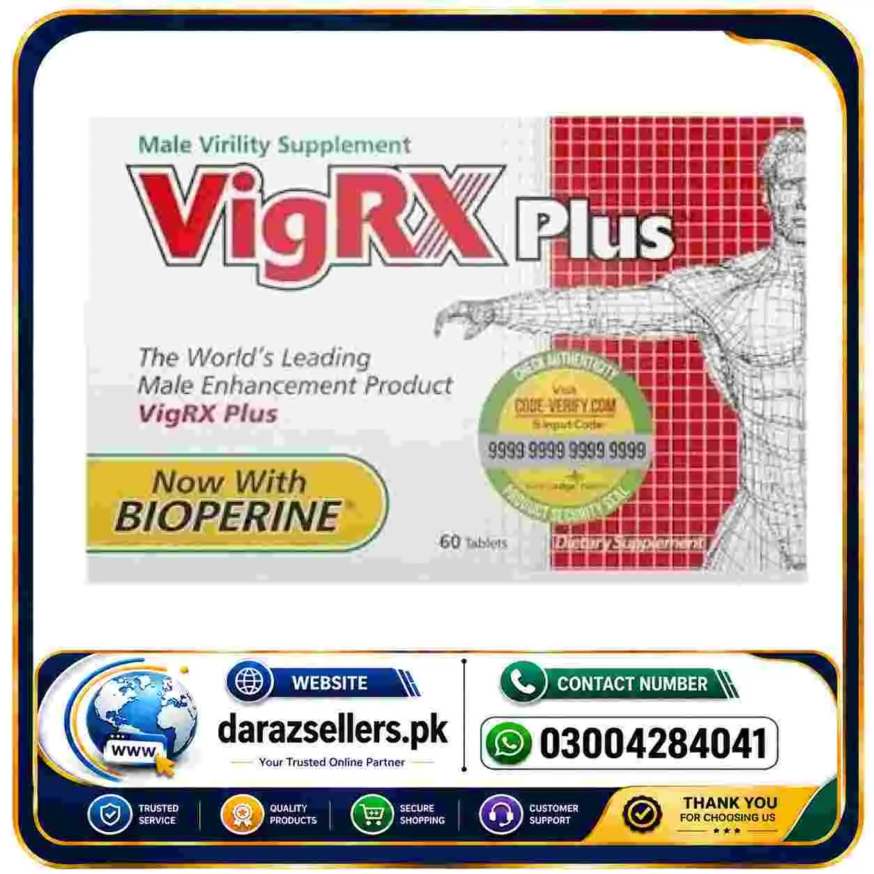 Vigrx Plus Male Virility Tablet In Pakistan