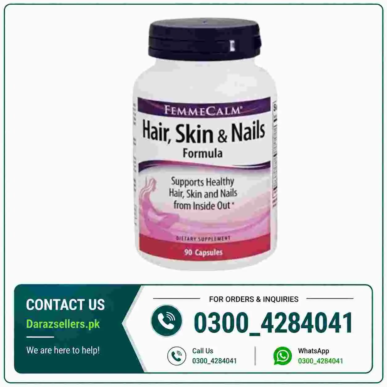 Webber Naturals Hair, Skin & Nails Formula Price in Pakistan